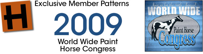 2009 World Wide Paint Horse Congress Patterns